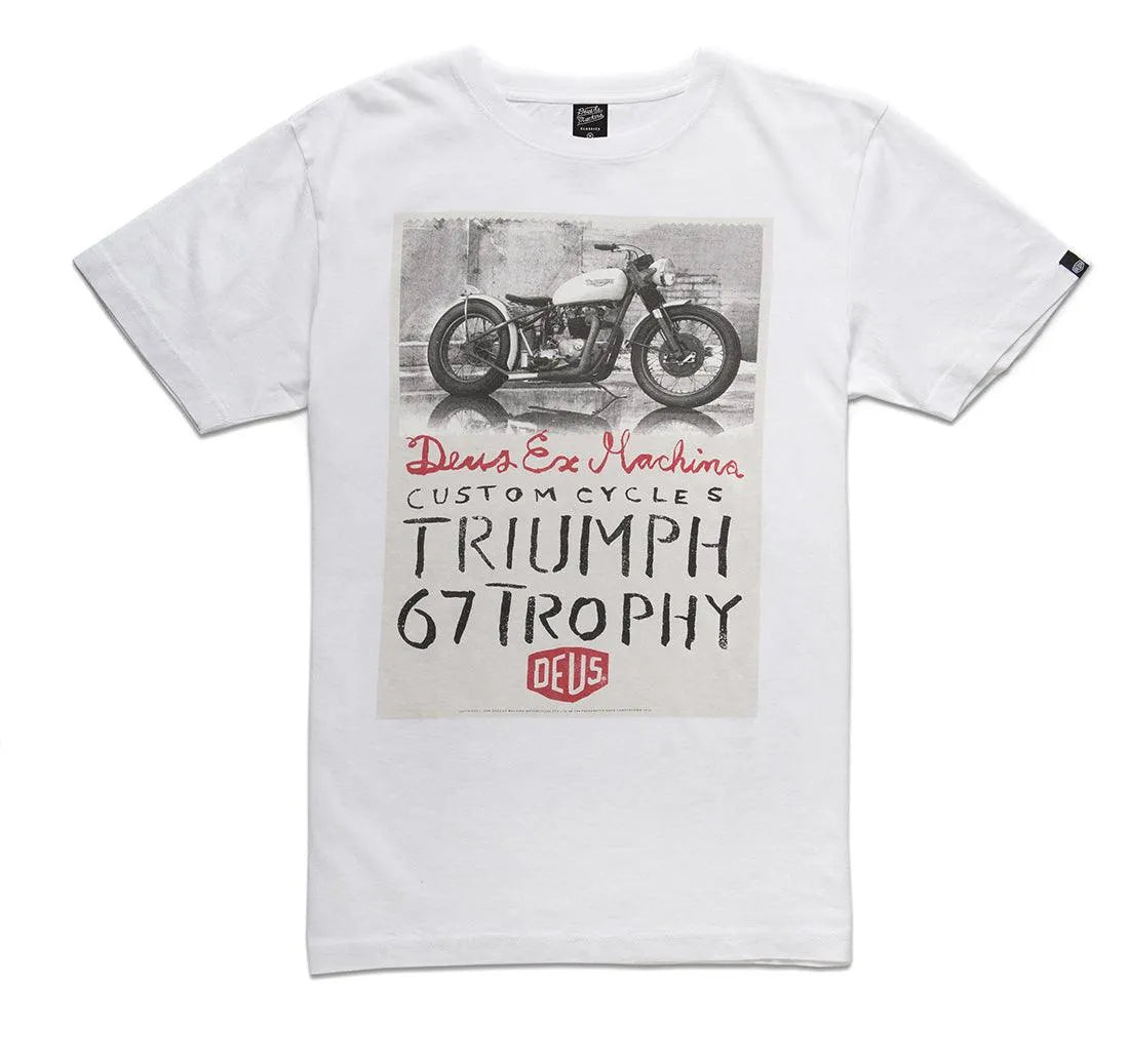Camiseta Triumph Trophy - ECRU