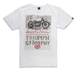 Camiseta Triumph Trophy - ECRU