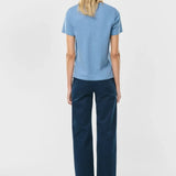 Camiseta Underlined Artic Blue - ECRU