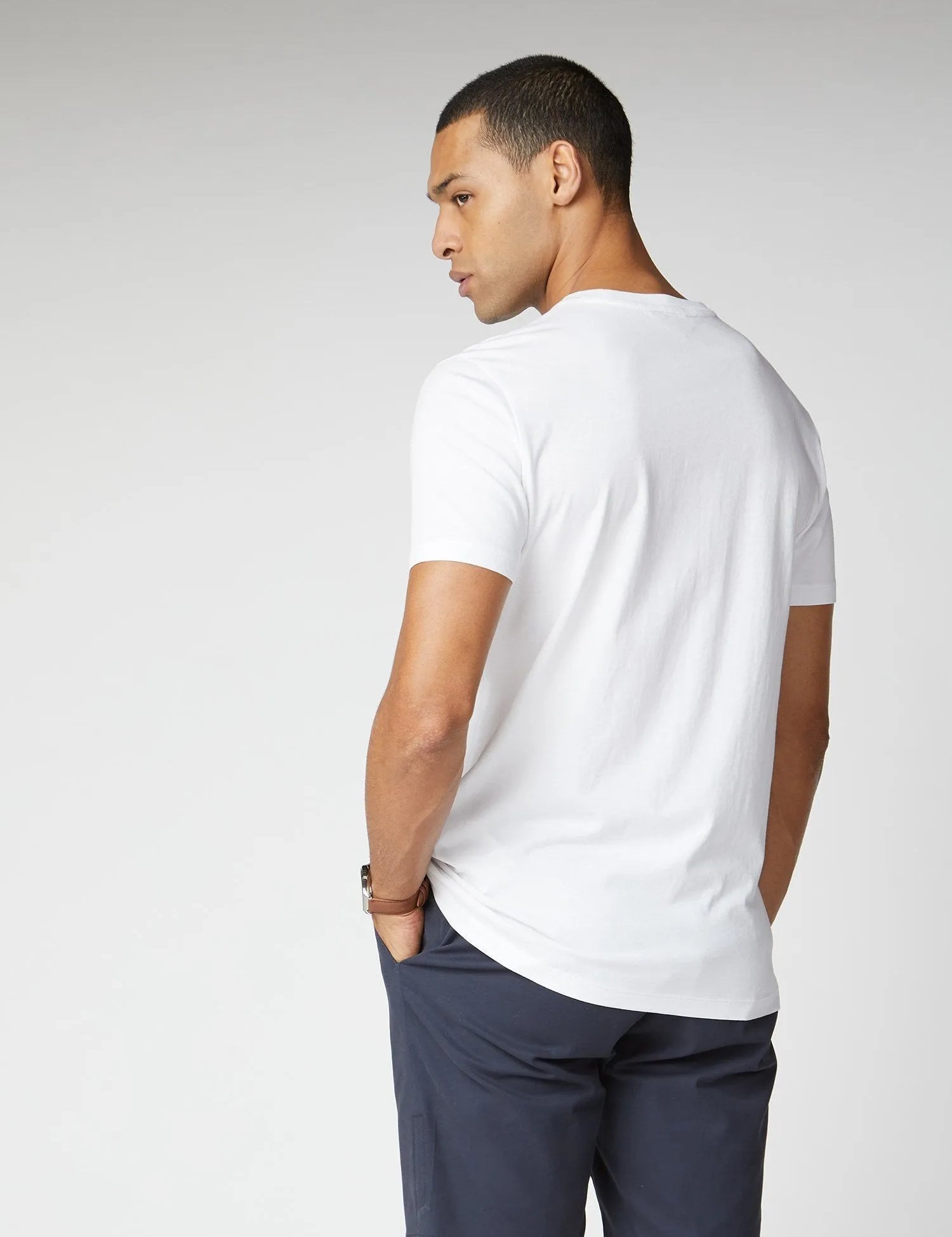 Camiseta Union Jack Chevron Block - ECRU