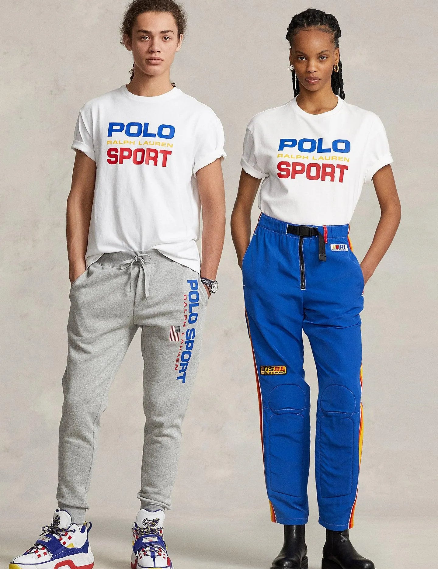 Camiseta Unisex Ralph Lauren Classic Fit Polo Sport de punto - ECRU