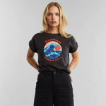 Camiseta Visby Happiness Charcoal - ECRU