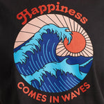 Camiseta Visby Happiness Charcoal - ECRU