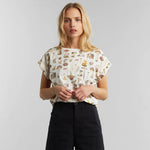 Camiseta Visby Mushrooms Off-White - ECRU