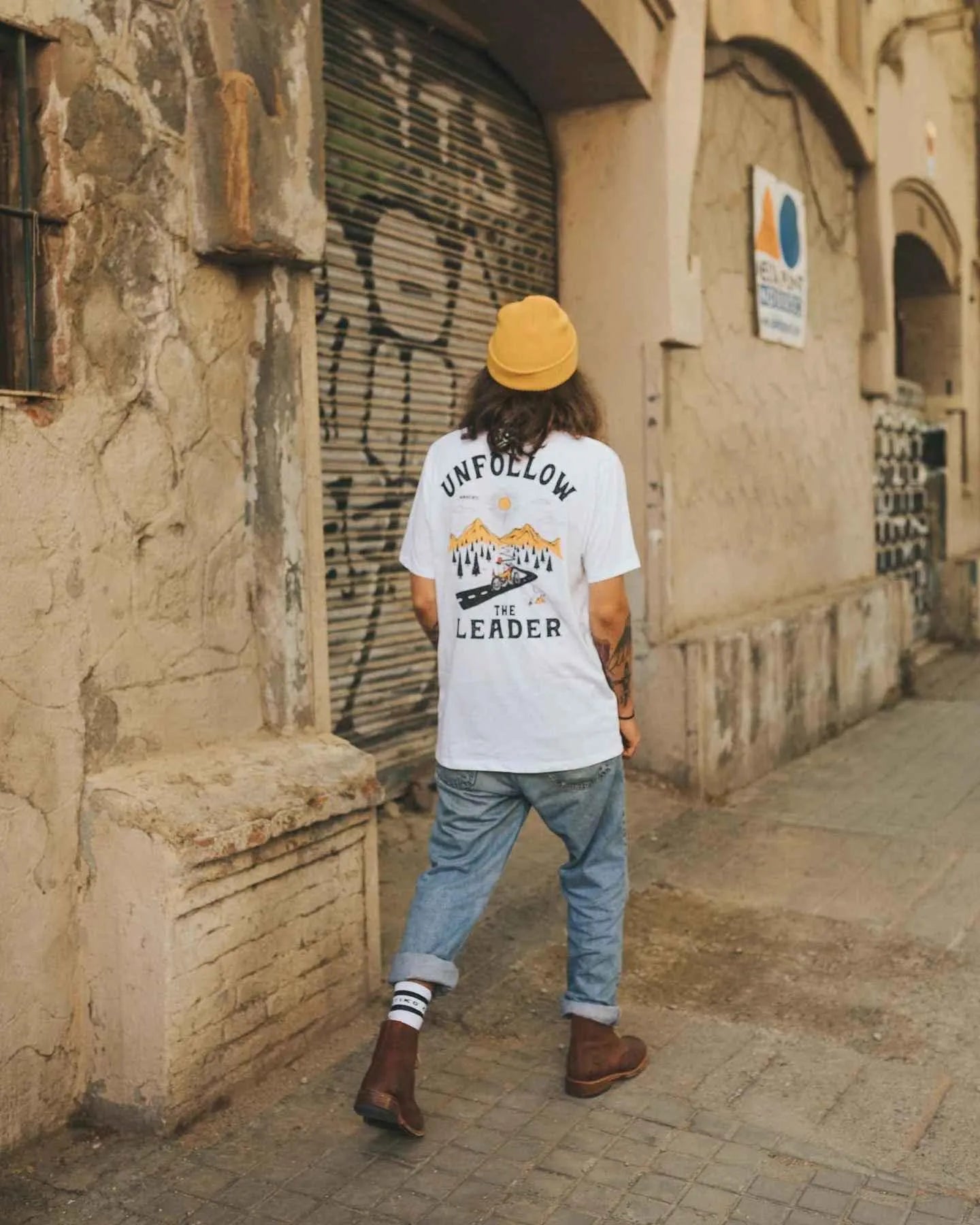 Camiseta Voyager - ECRU