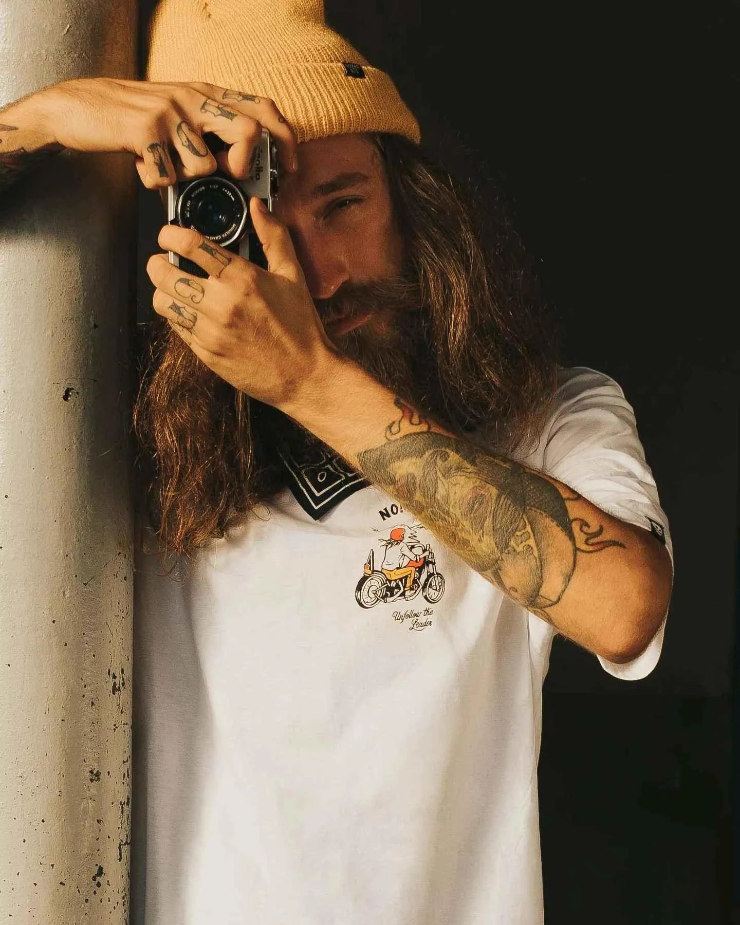 Camiseta Voyager - ECRU