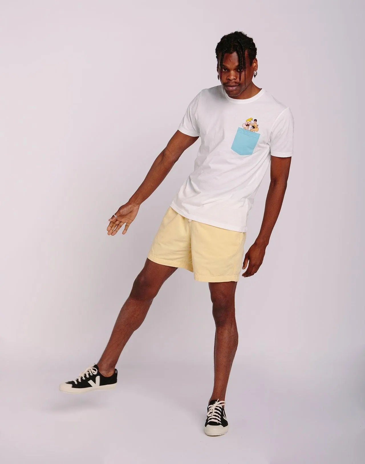 Camiseta Water Battle - ECRU