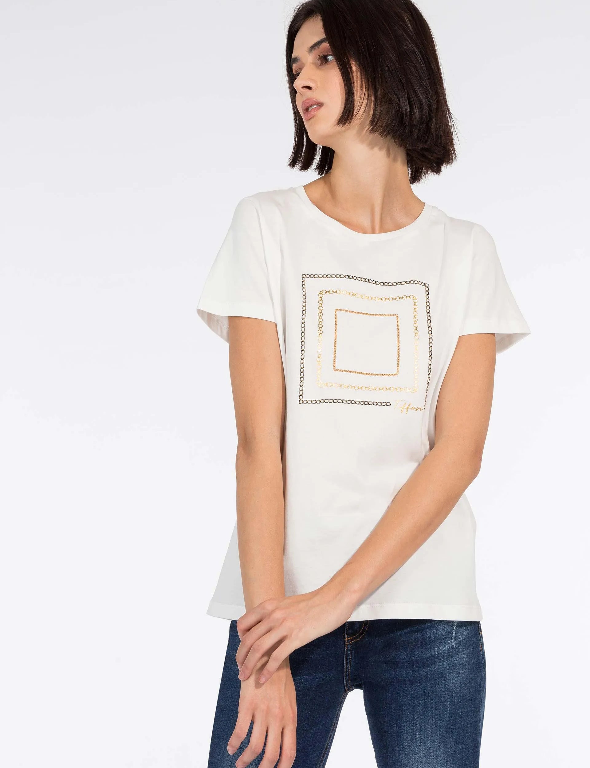 Camiseta Yale - ECRU