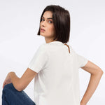 Camiseta Yale - ECRU