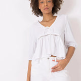 Camiseta Yang - ECRU