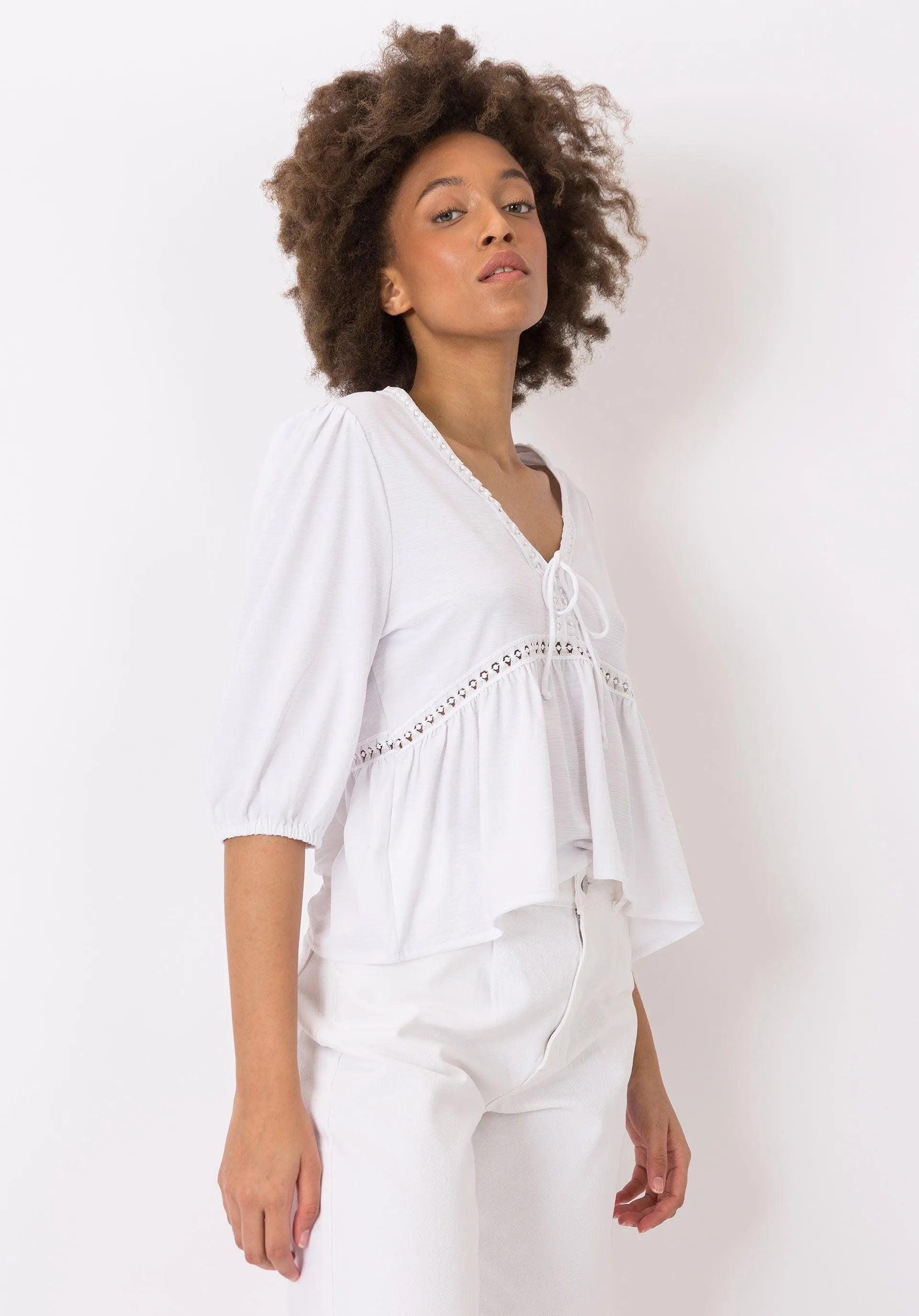 Camiseta Yang - ECRU