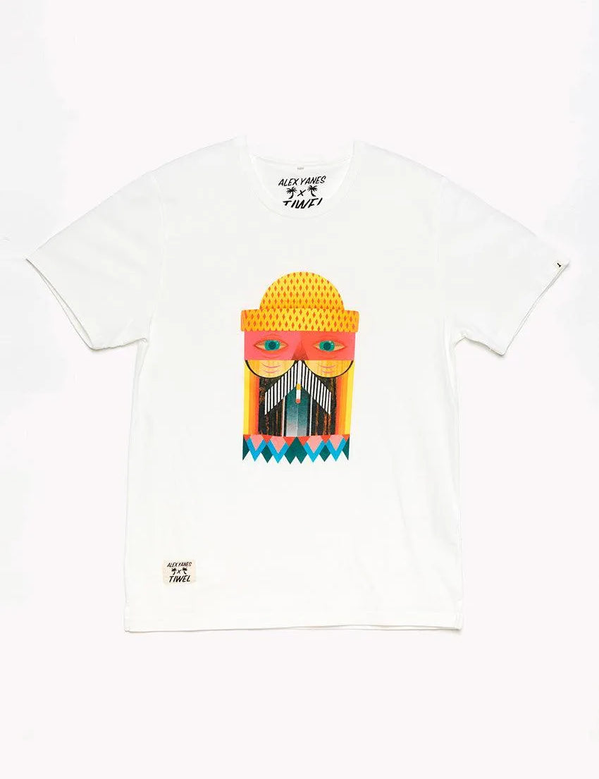 Camiseta Yanmask By Alex Yanes - ECRU