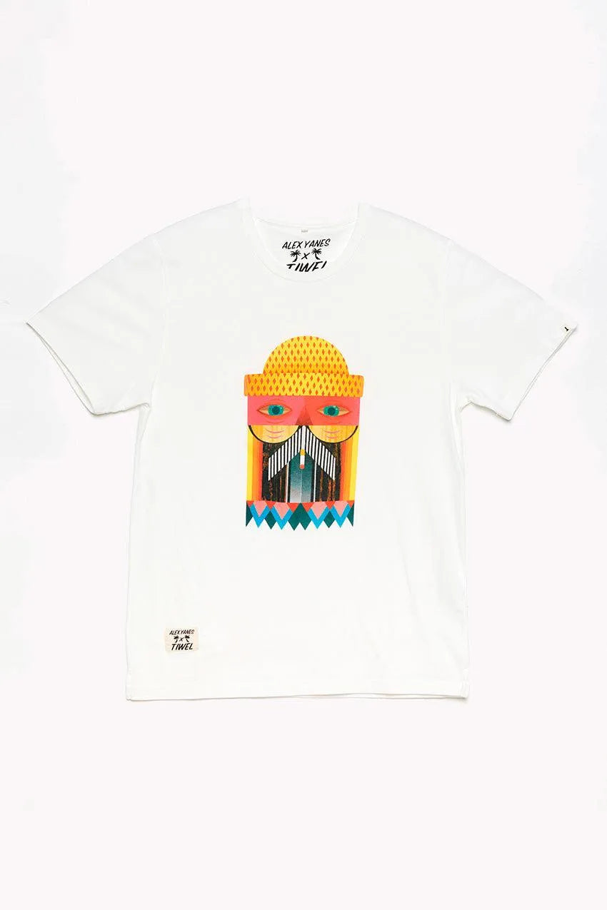 Camiseta Yanmask By Alex Yanes - ECRU