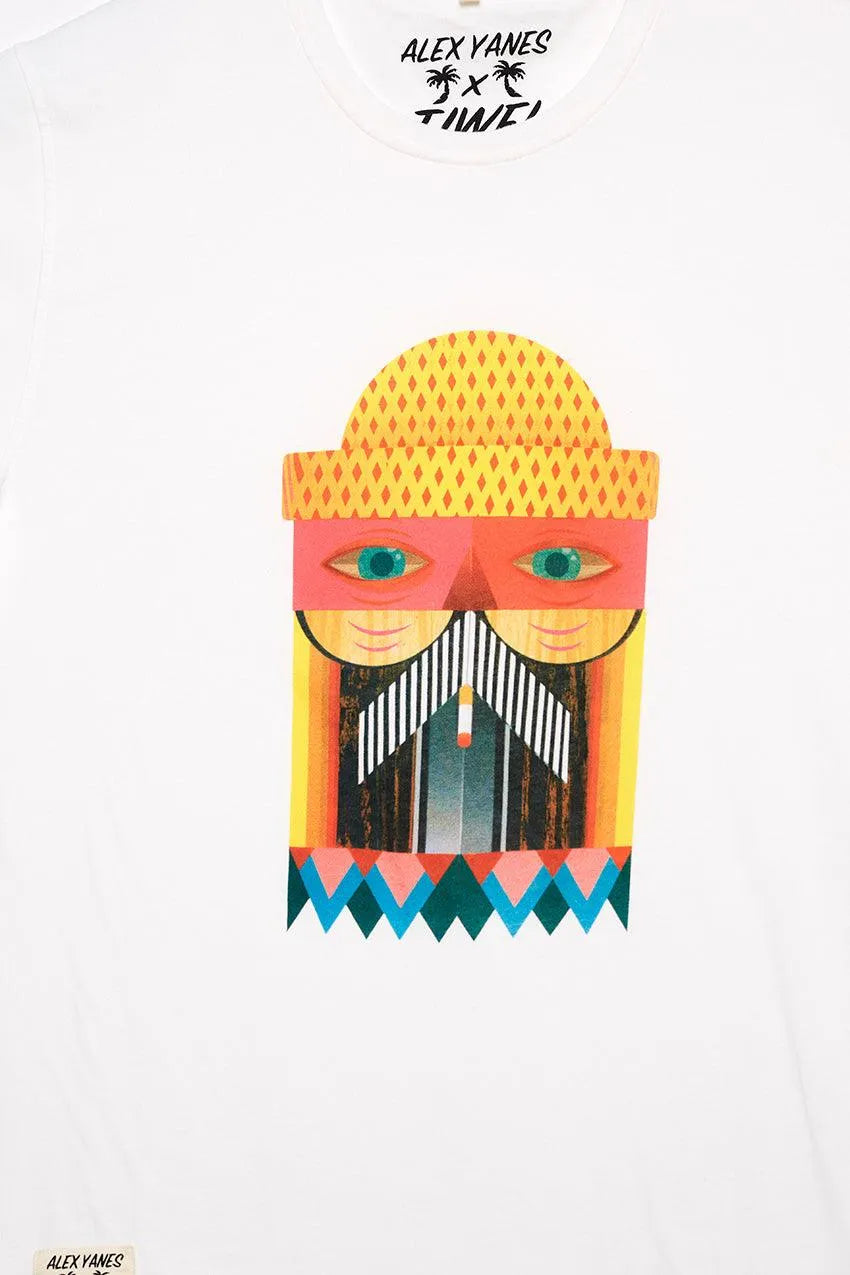 Camiseta Yanmask By Alex Yanes - ECRU