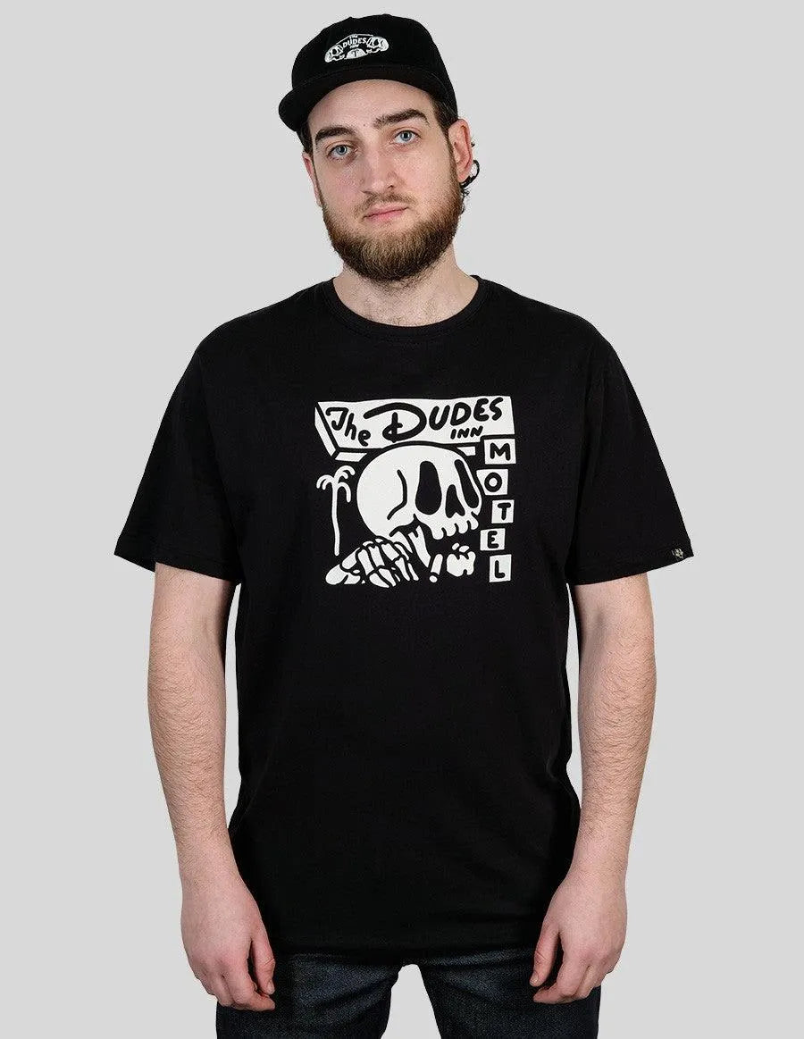 Camisetas Dudes Inn - ECRU