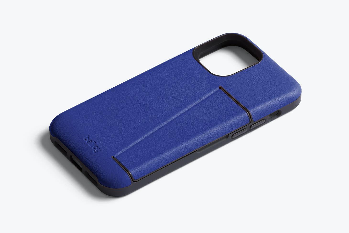 Carcasa Iphone 12 y 12Pro 3 tarjetas Azul Cobalto - ECRU