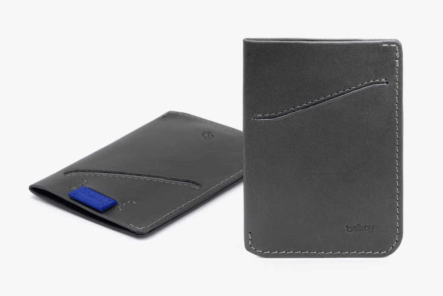Card Sleeve Charcoal Cobalt - ECRU