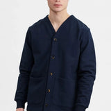 Cardigan Aksam French Terry Sky Captain - ECRU