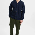 Cardigan Aksam French Terry Sky Captain - ECRU