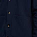 Cardigan Aksam French Terry Sky Captain - ECRU