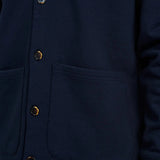 Cardigan Aksam French Terry Sky Captain - ECRU