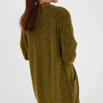 Cardigan Amara Fir Green - ECRU