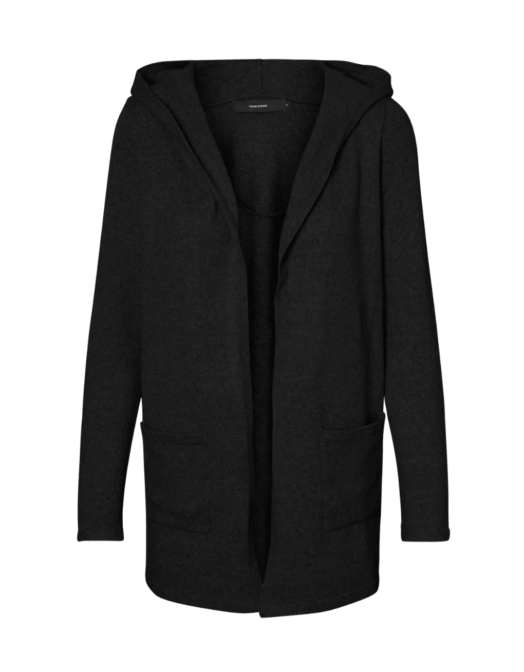 Cardigan Doffy Hood Black - ECRU