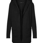 Cardigan Doffy Hood Black - ECRU