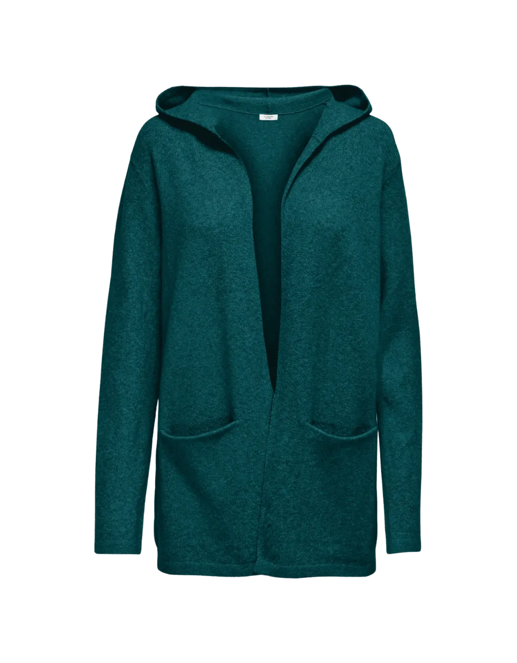Cardigan Hood Brilliant Atlantic Deep - ECRU