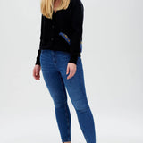 Cárdigan Jennifer Negro, Dino Pop - ECRU