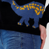 Cárdigan Jennifer Negro, Dino Pop - ECRU