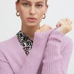 Cardigan Kamara Smoky Grape - ECRU