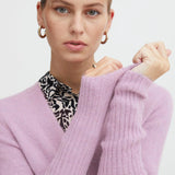 Cardigan Kamara Smoky Grape - ECRU