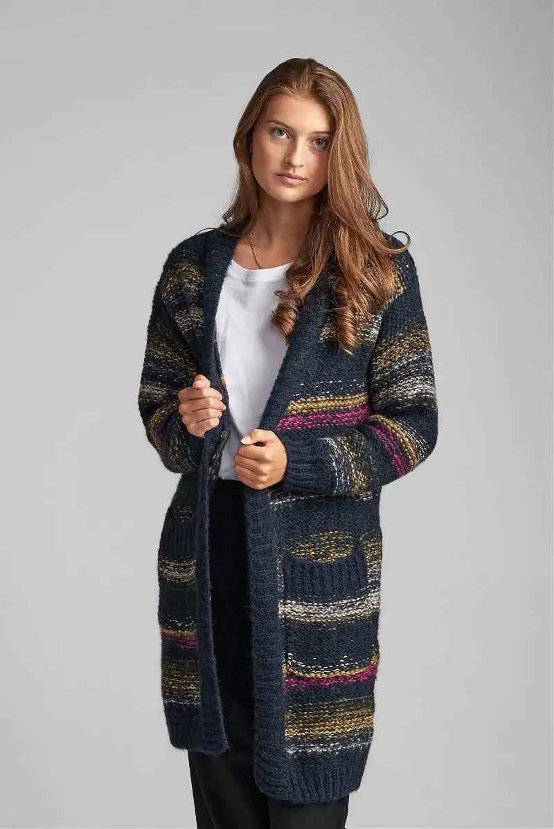 CÁRDIGAN LARGO NUCHARLIE - ECRU