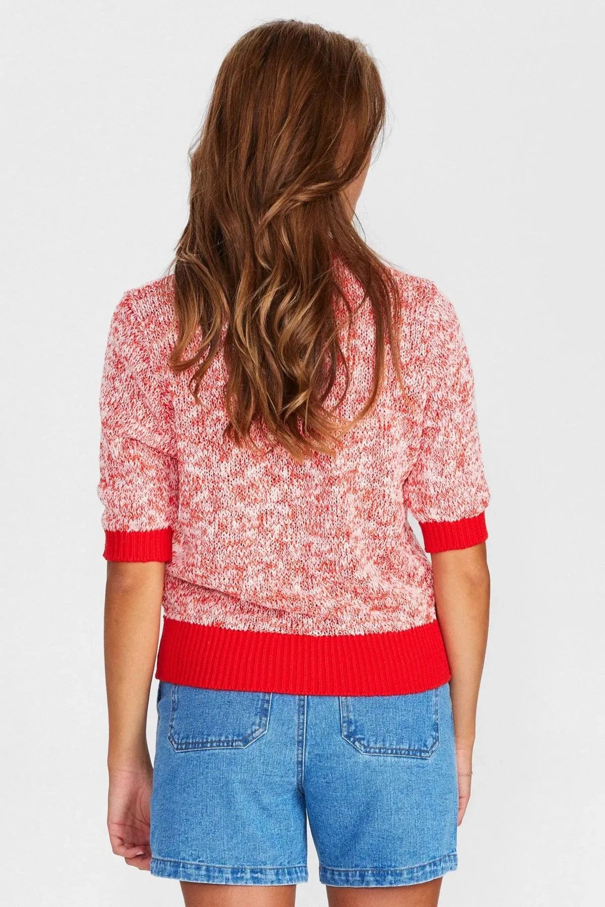 Cardigan Nümph Nunina Chery Tomato - ECRU