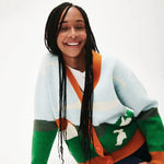 Cardigan Oversize Paisaje - ECRU