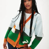 Cardigan Oversize Paisaje - ECRU