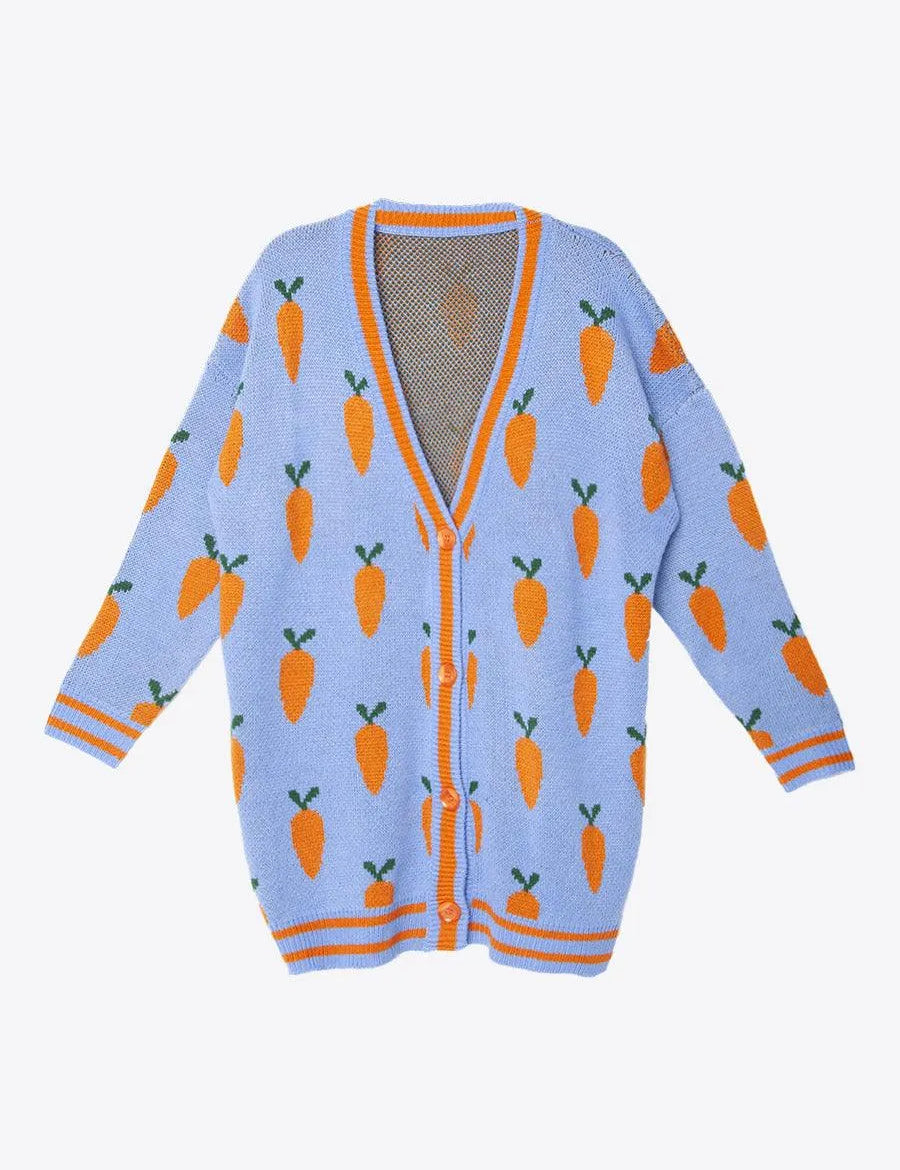 Cardigan Oversize Zanahorias - ECRU