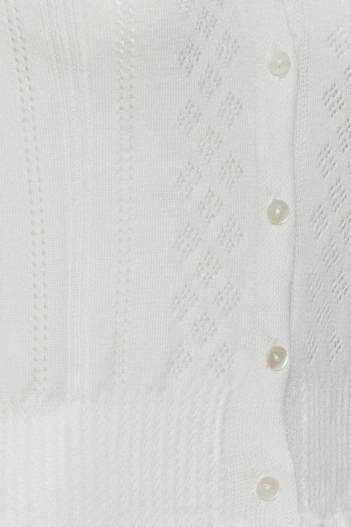 Cardigan Paisley - ECRU