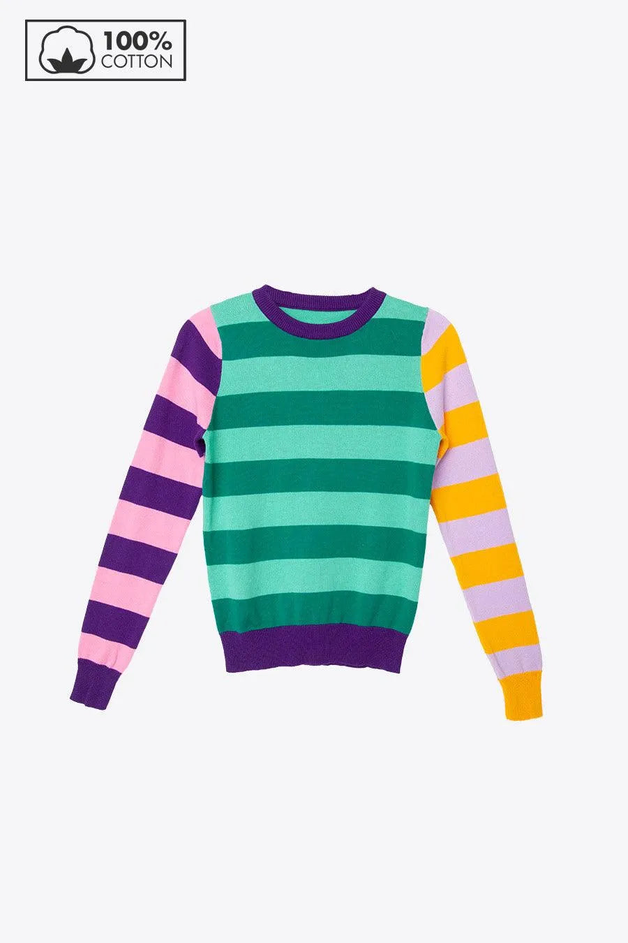 Cardigan Punto Cerezas - ECRU