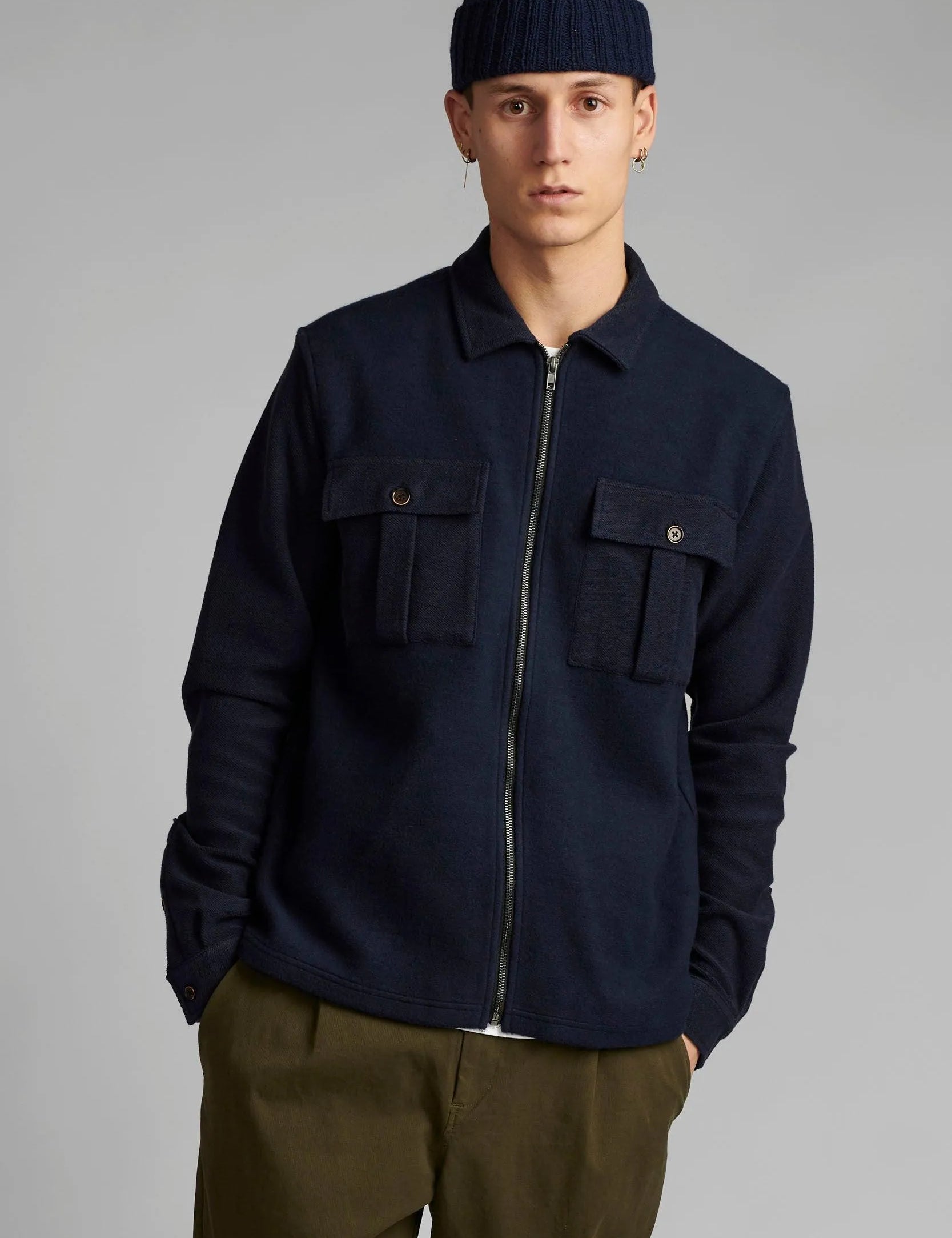 Cardigan Sweat Henry - ECRU