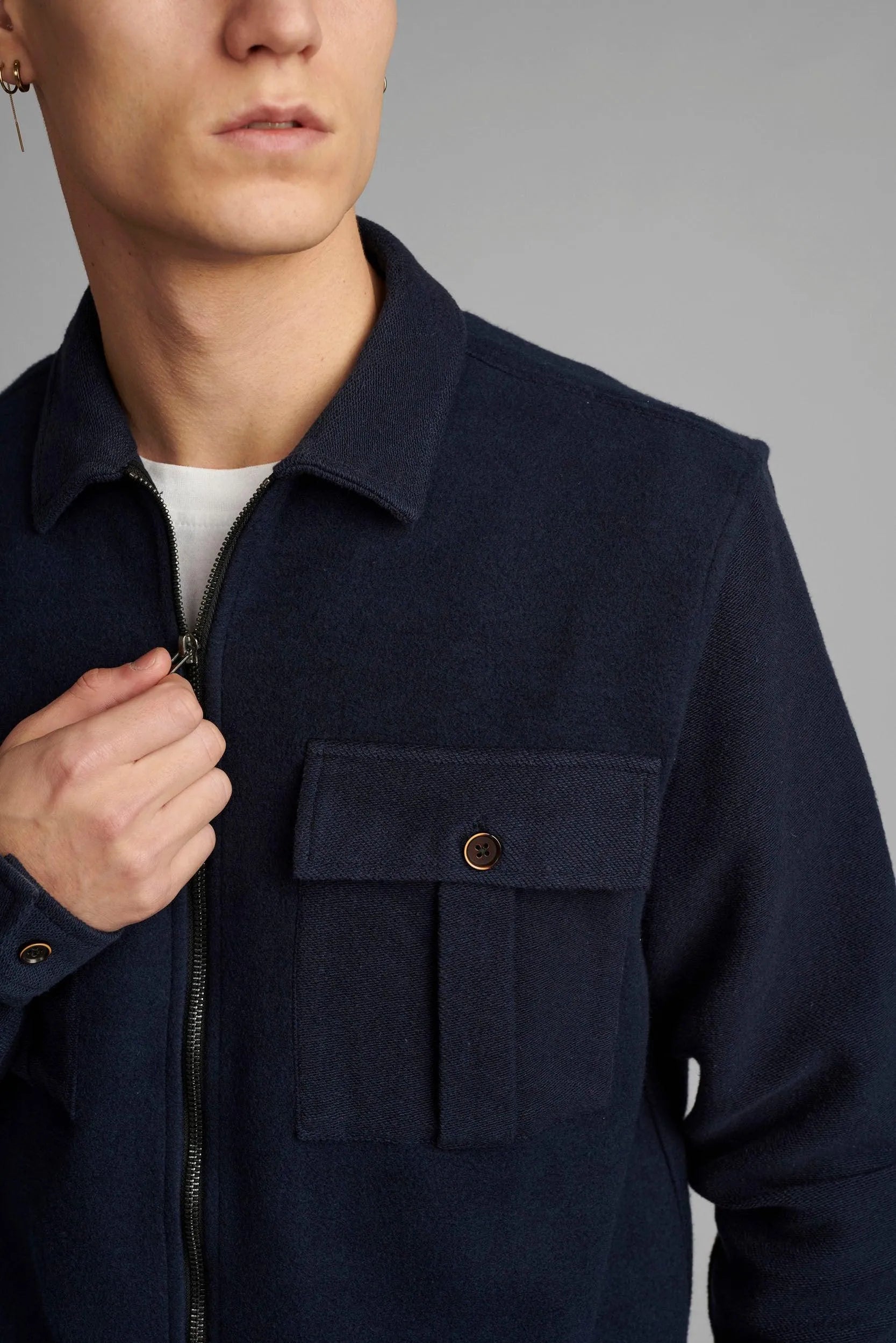 Cardigan Sweat Henry - ECRU