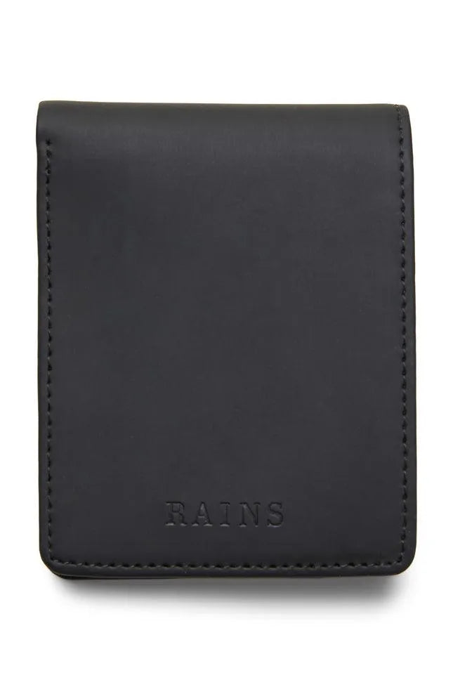 Cartera Rains Folded Wallet Negro - ECRU