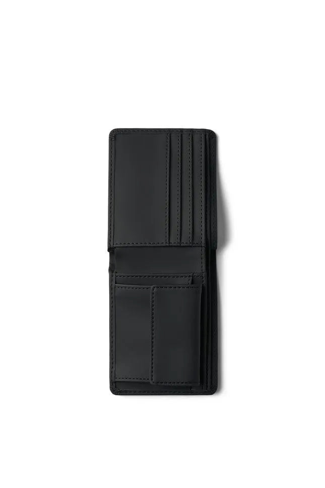 Cartera Rains Folded Wallet Negro - ECRU
