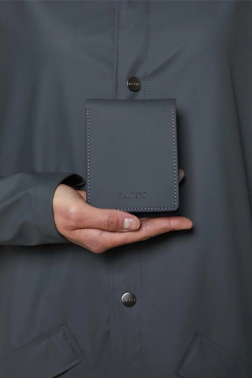 Cartera Rains Folded Wallet Slate - ECRU