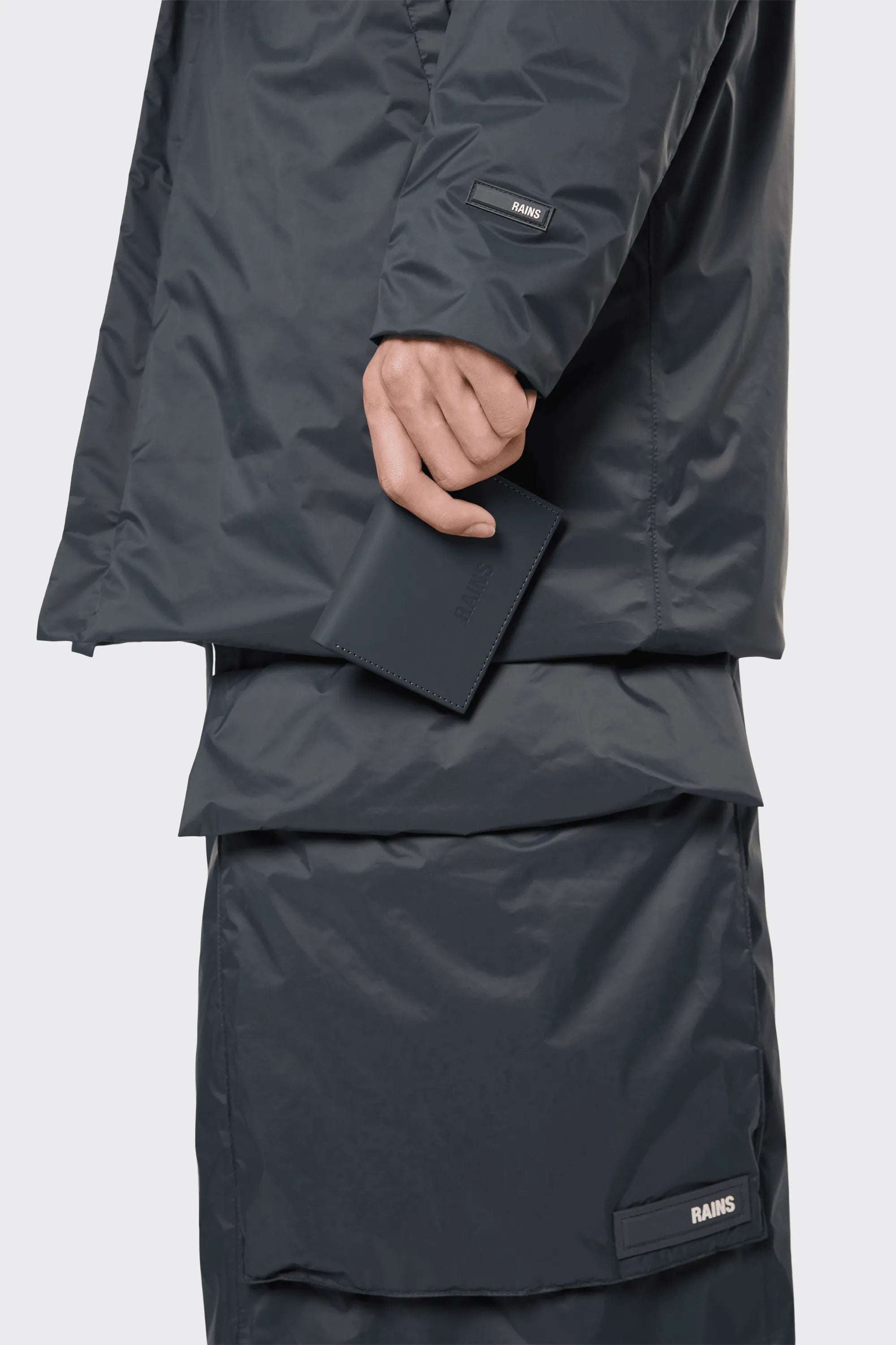 Cartera Rains Folded Wallet Slate - ECRU