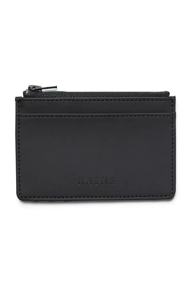 Cartera Rains Zip Wallet Negro - ECRU