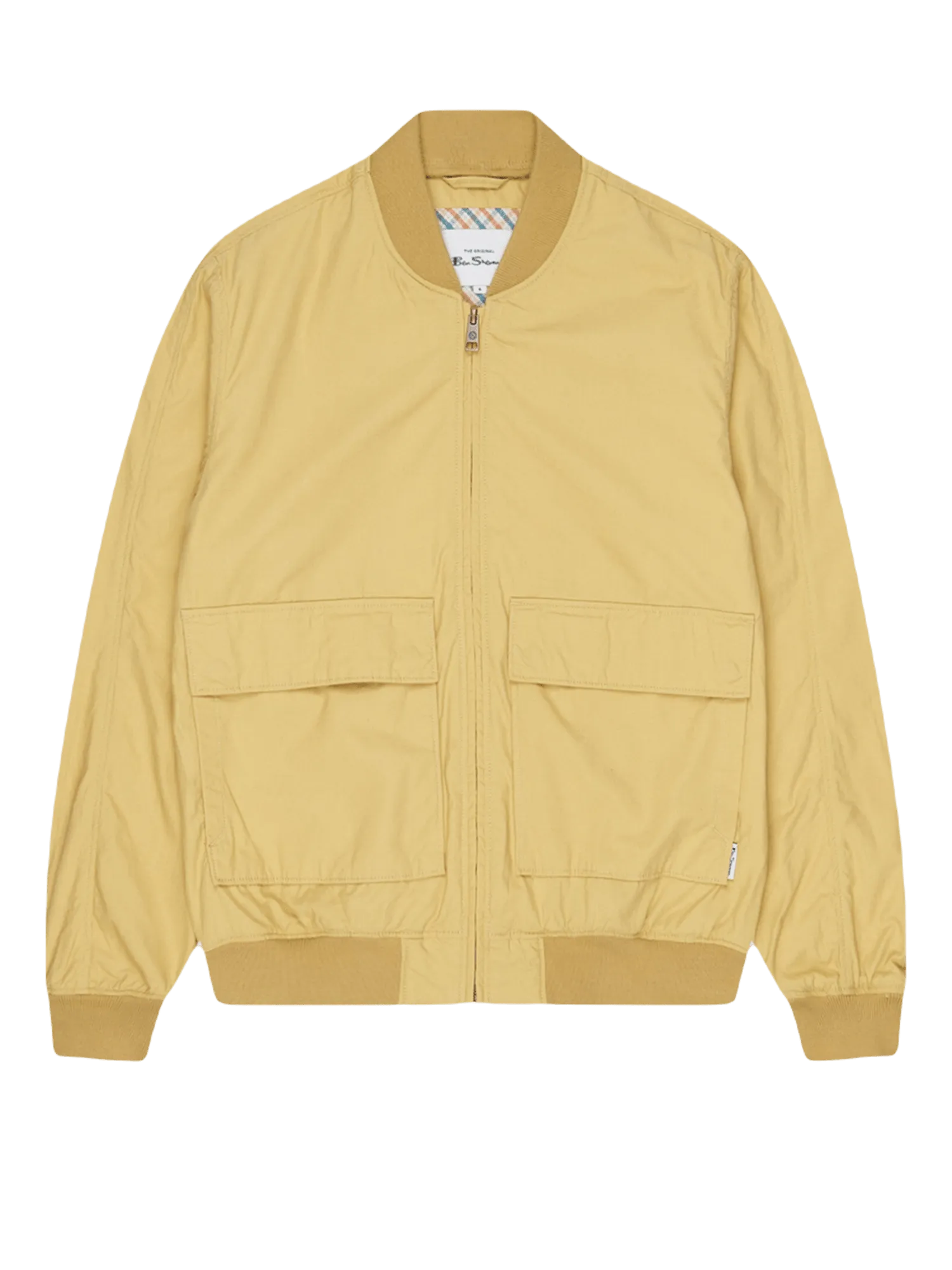 Cazadora bomber amarillo lavado - ECRU