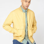 Cazadora bomber amarillo lavado - ECRU