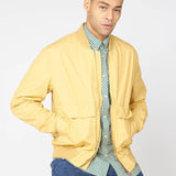 Cazadora bomber amarillo lavado - ECRU